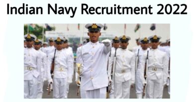 Indian Navy Recruitment 2022